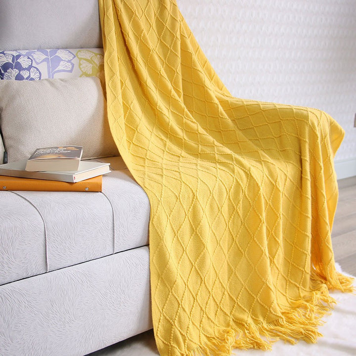 Luxurious Textured Knit Scarf Stornfield