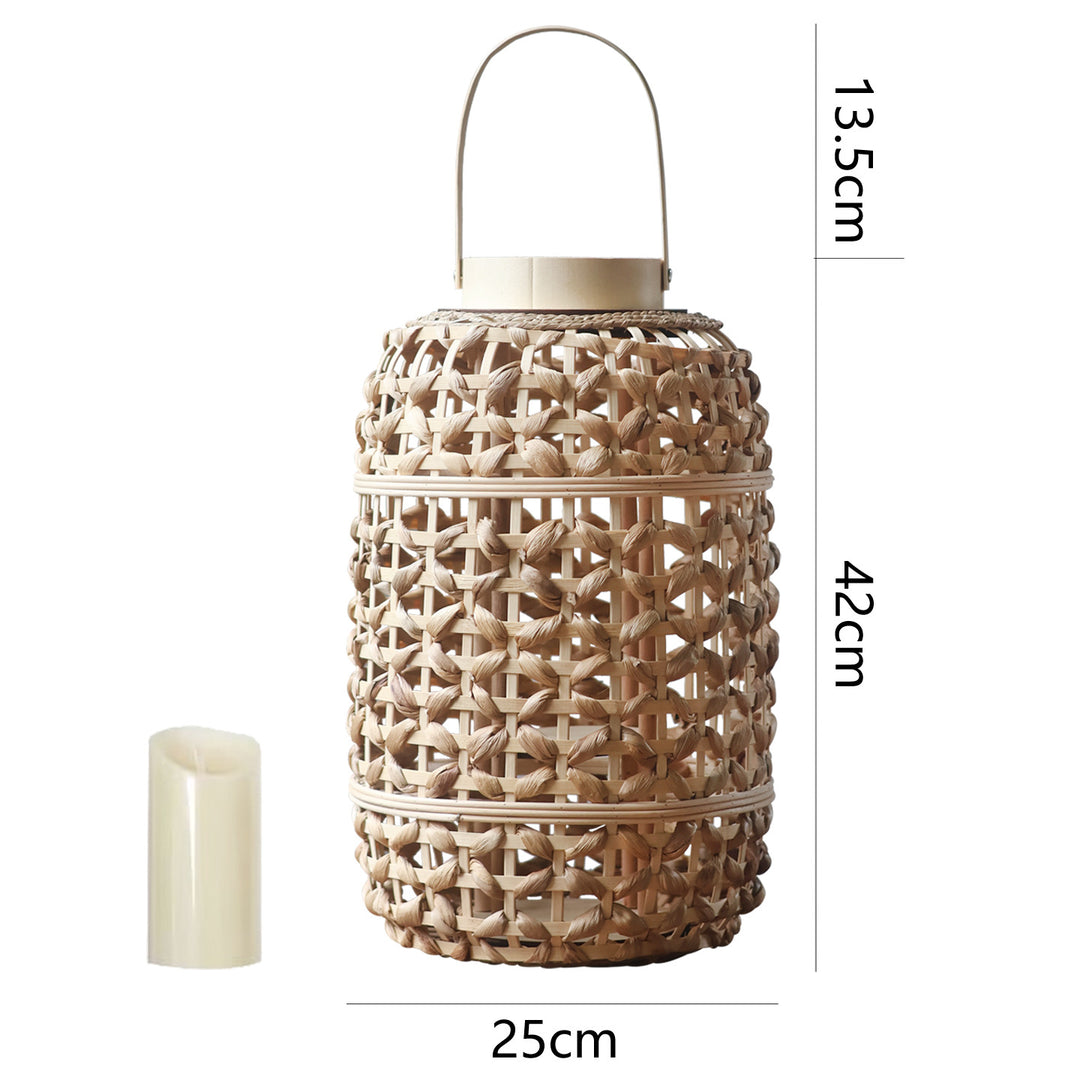 Decorative Rattan Lantern Stornfield