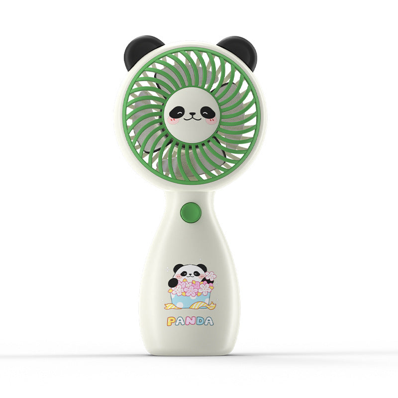 Ladies portable mini hand fan with panda design Stornfield