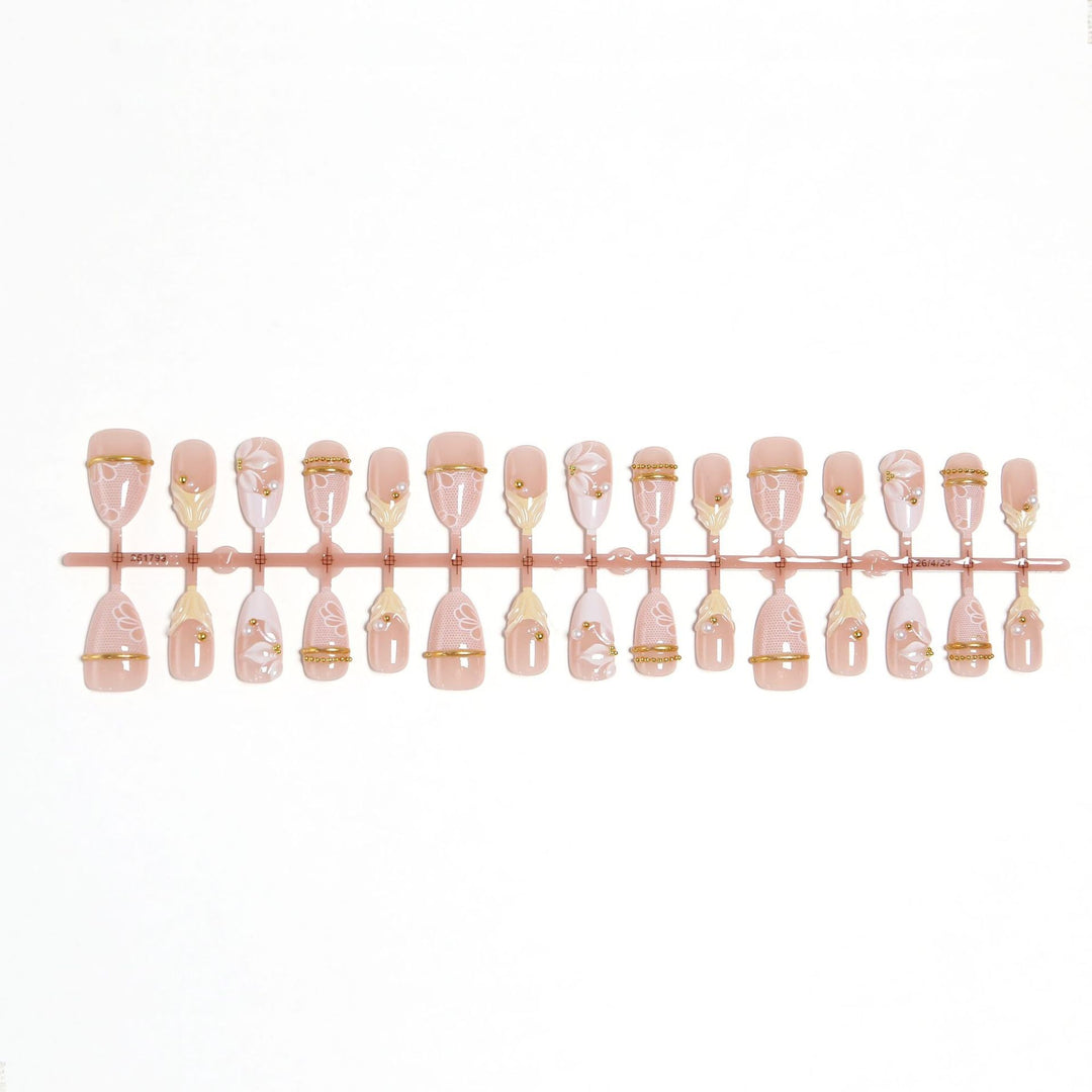 Decorative Press-On Nail Art Set Stornfield