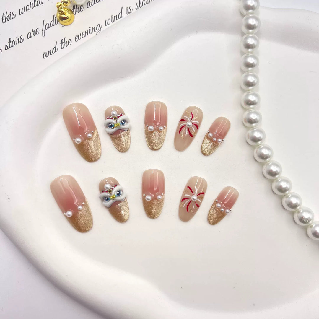 Decorative Press-On Nail Art Kit