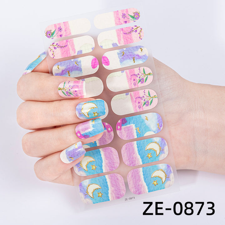 Artistic Marble Nail Wraps