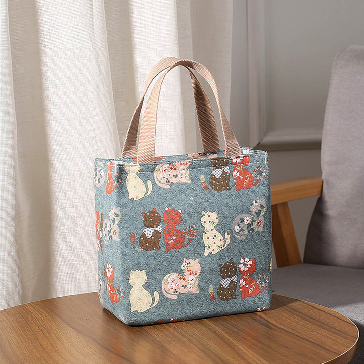 Cute Cat Print Tote Bag Stornfield
