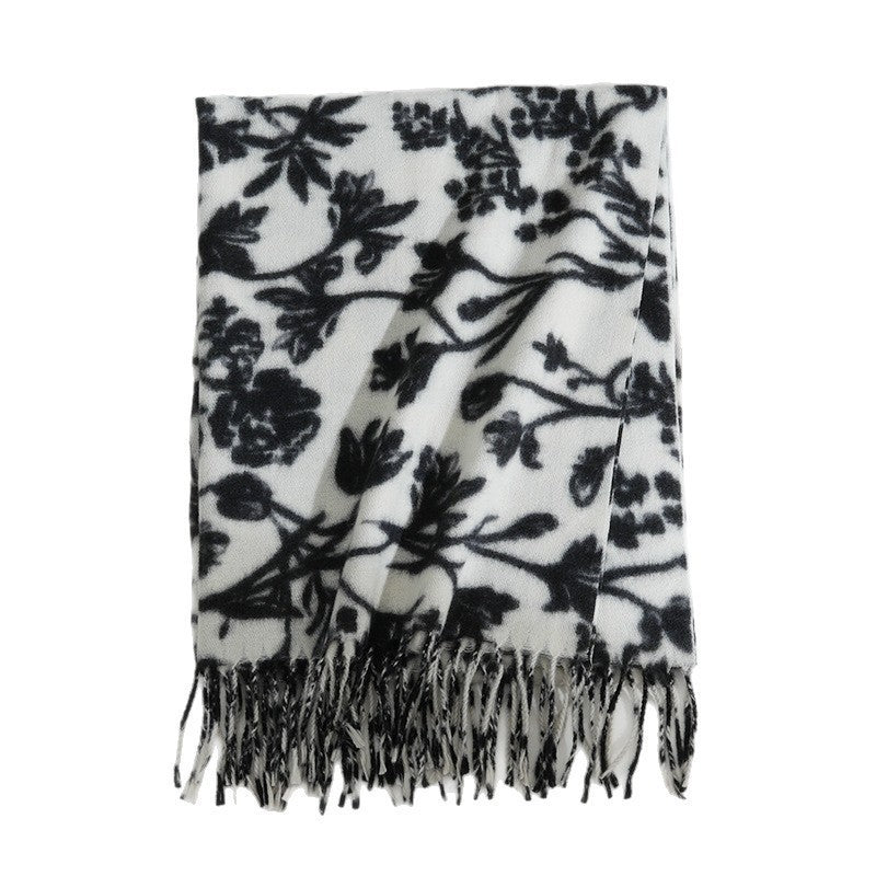 Women's Floral Patterned Scarf Stornfield