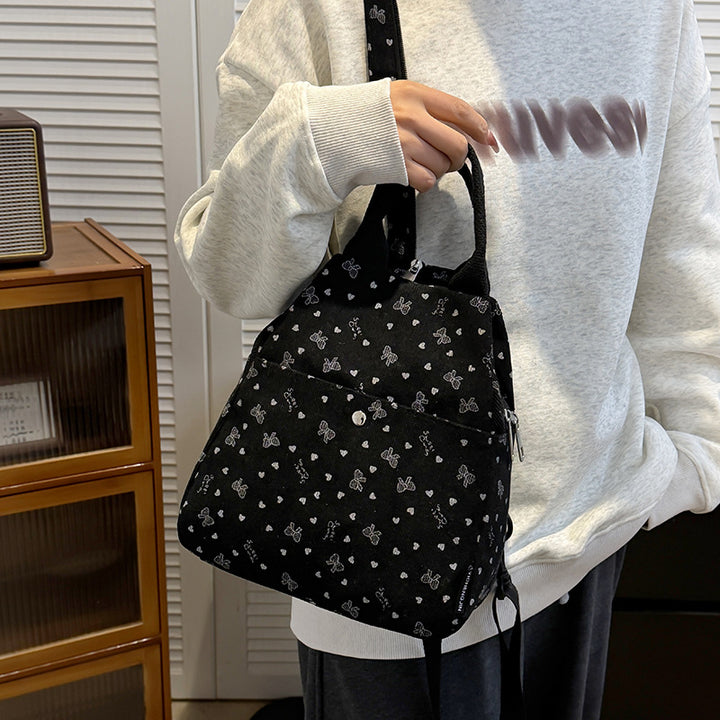 Cord Backpack with Playful Designs Stornfield