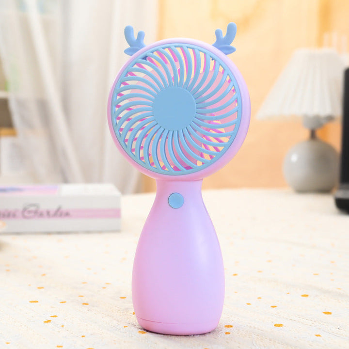 Women Portable Hand Fan in Cute Animal Design Stornfield