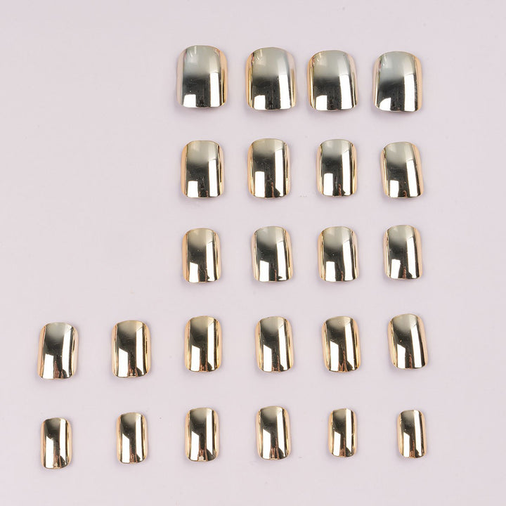 Stylish Metallic Press-On Nails