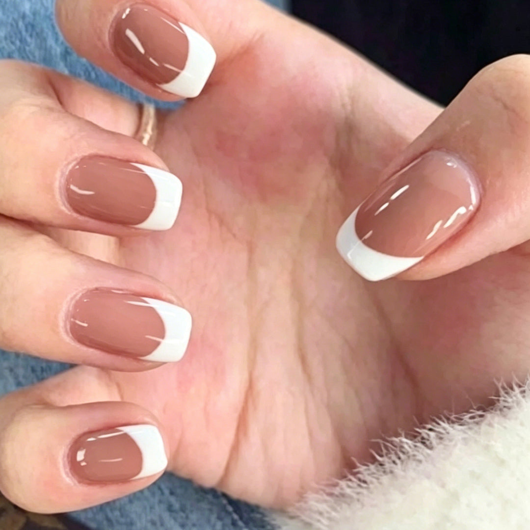 Chic French Tip Nail Enhancements Stornfield
