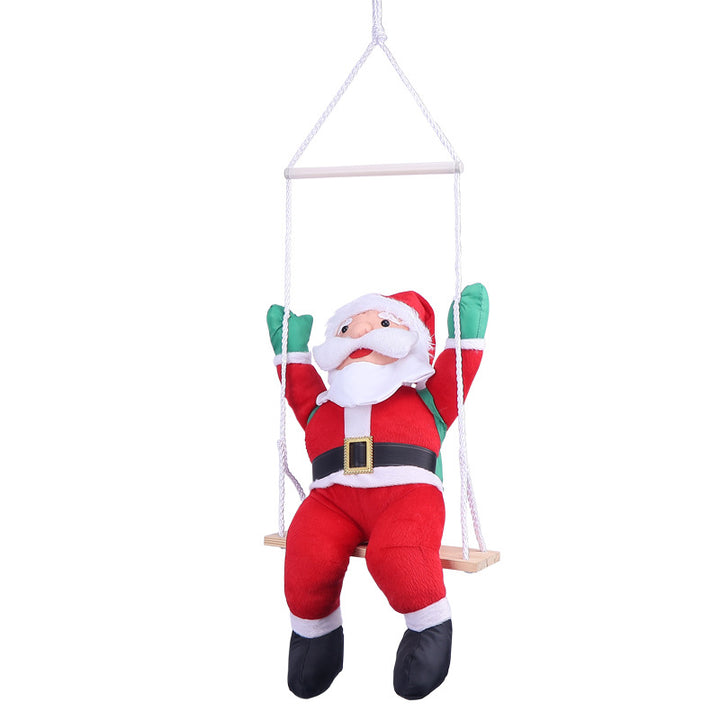 Decorative Swinging Santa Claus Figure