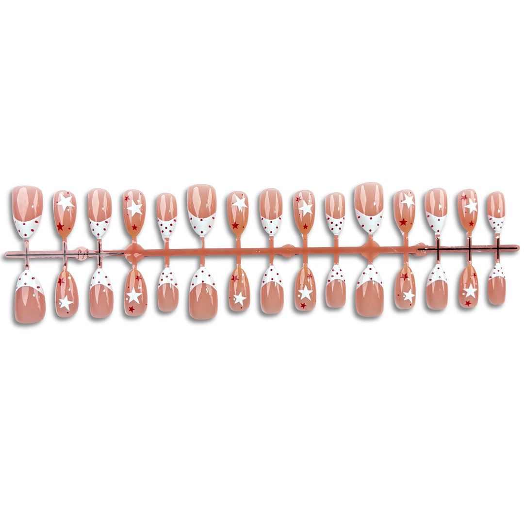 Starry Themed Press-On Nail Set