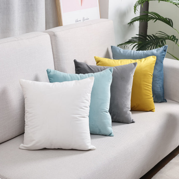 Luxe Velvet Square Cushion Cover with Concealed Zipper