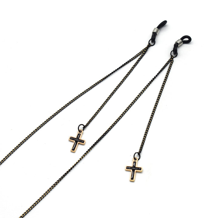 Heart-Embellished Eyewear Holder Chain Stornfield