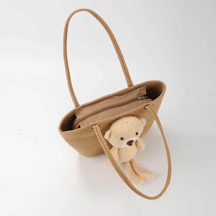 Women's handbag with cute cuddle bear accent Stornfield