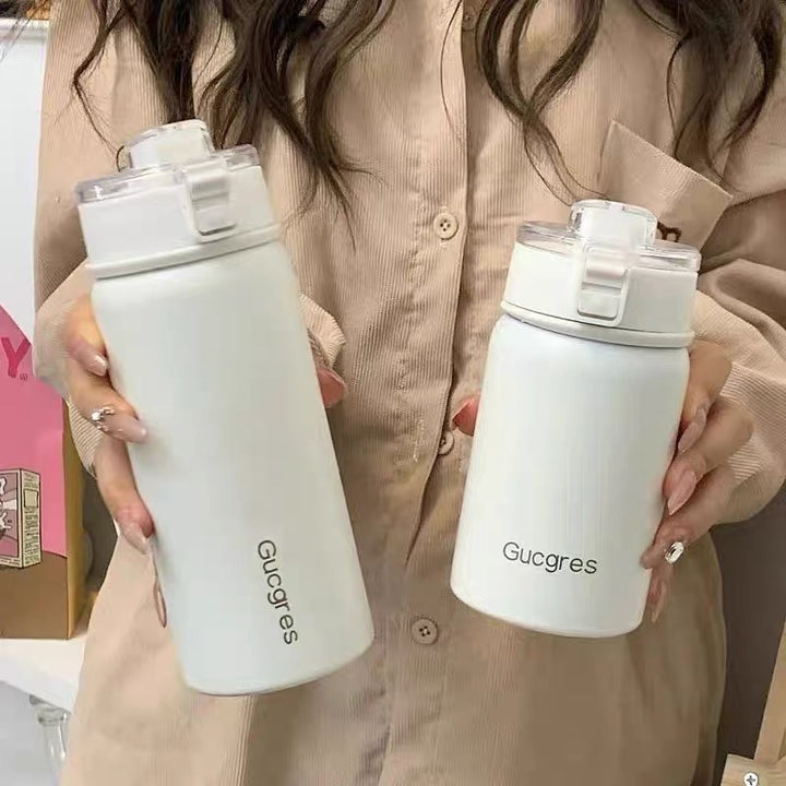 Ladies insulated drinking vessel with innovative flip lid Stornfield