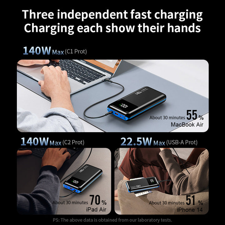 Powerful power bank with digital display Stornfield