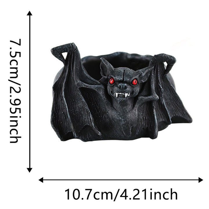 Decorative Gothic Bat Planter
