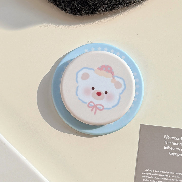 Decorative smartphone finger holder in dog design Stornfield