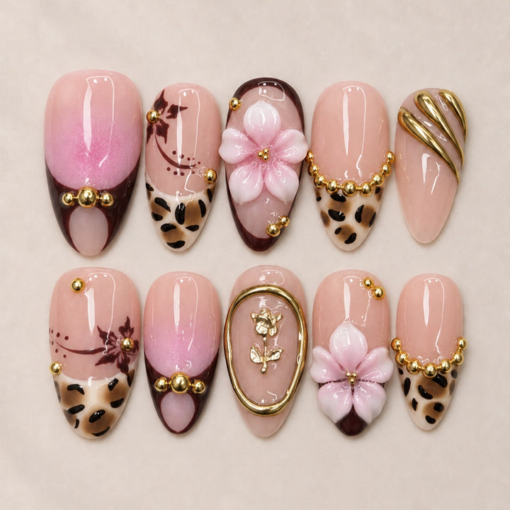 Artificial nail set with luxurious accents Stornfield