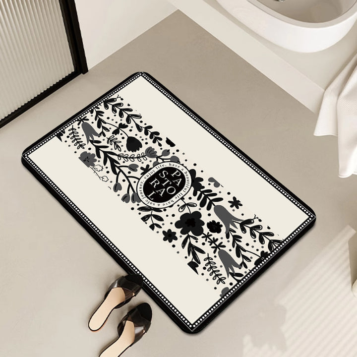 Decorative Motivational Bath Mat Stornfield