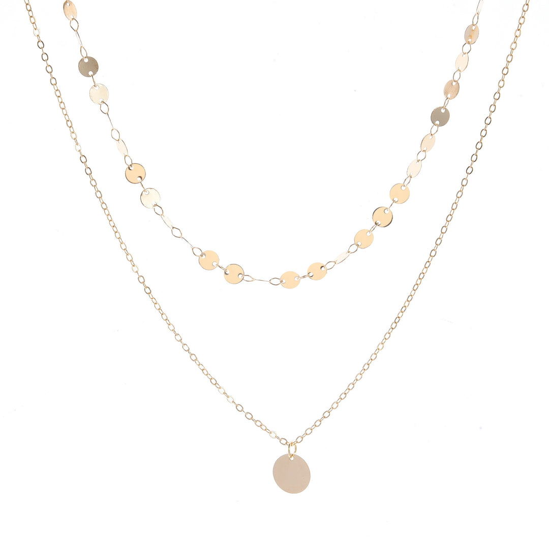 Layered Disc Chain Necklace Stornfield