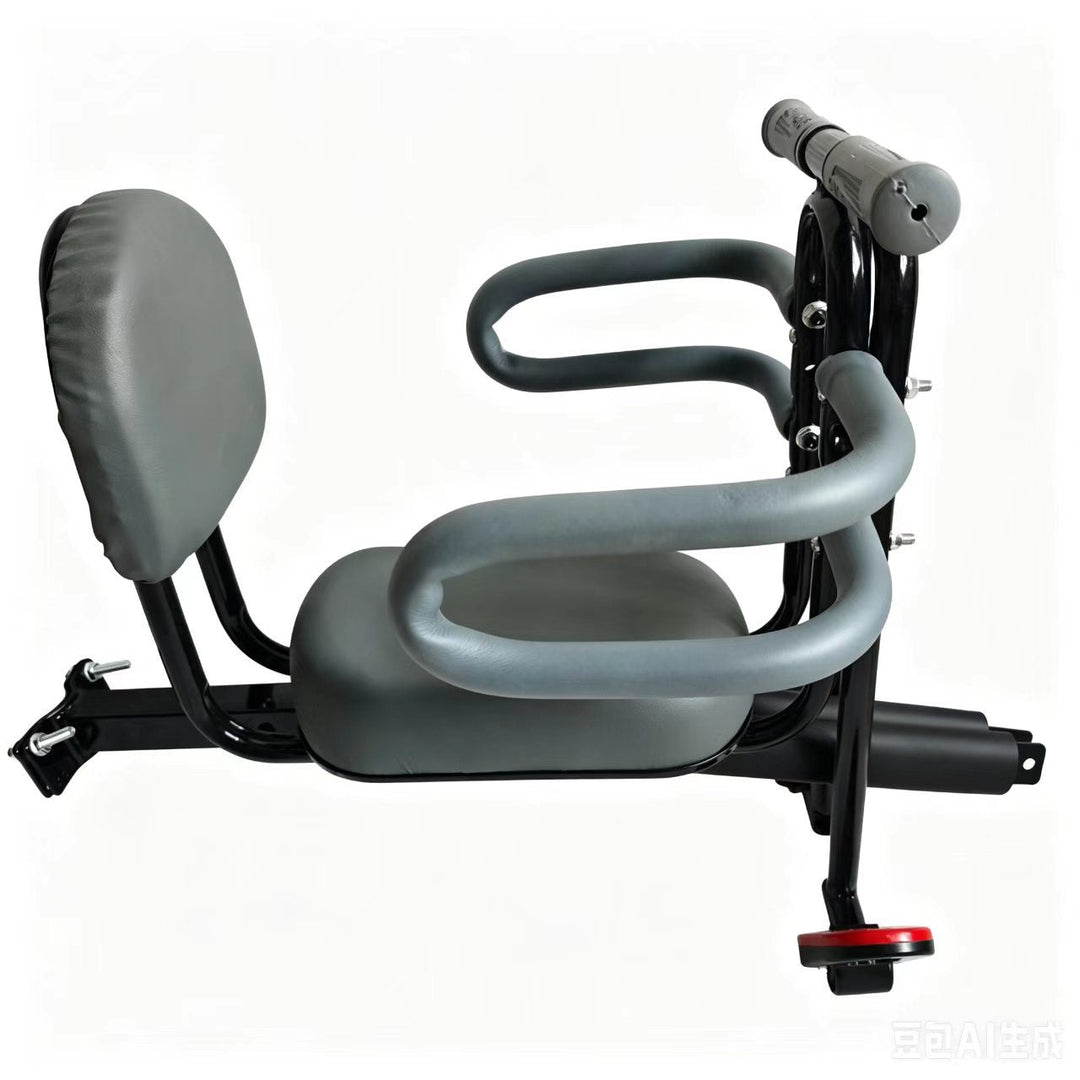 padded detachable child scooter seat with backrest and safety armrests Stornfield