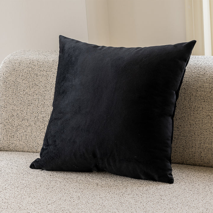 Elegant decorative pillow with zebra pattern