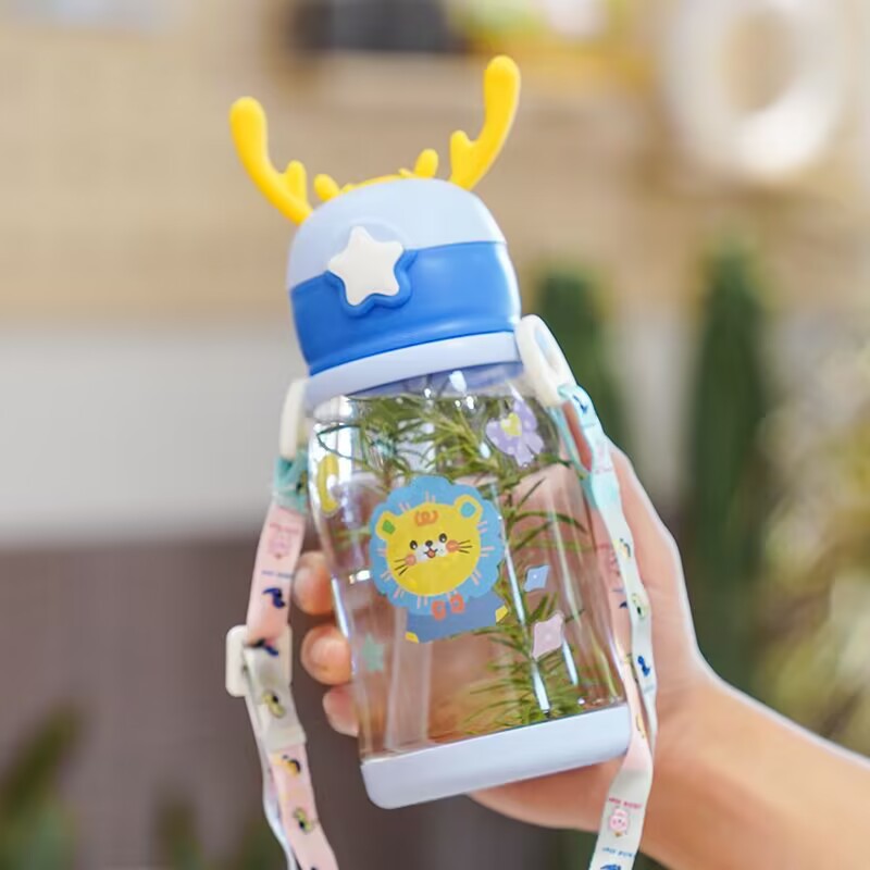 Women Glass Drinking Bottle with Secure Lid Stornfield