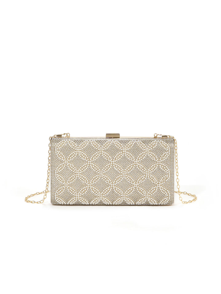 Opulent Crystal-Embellished Evening Clutch