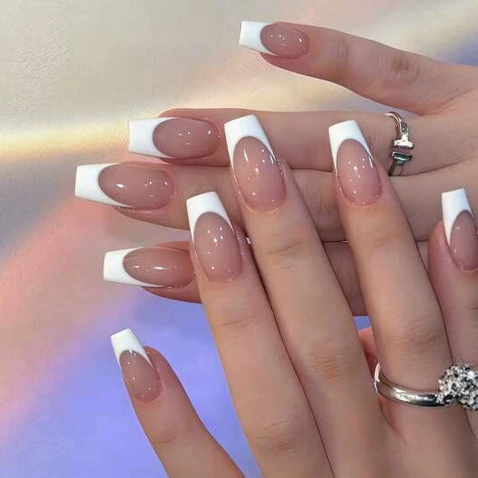 Elegant French Tip Pedicure Stornfield