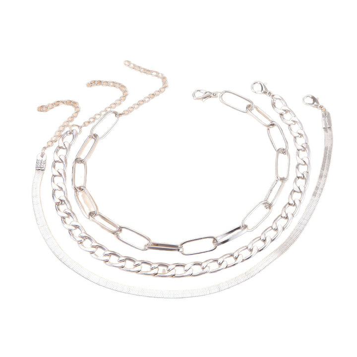 Twisted Silver Chain Bracelet Stornfield