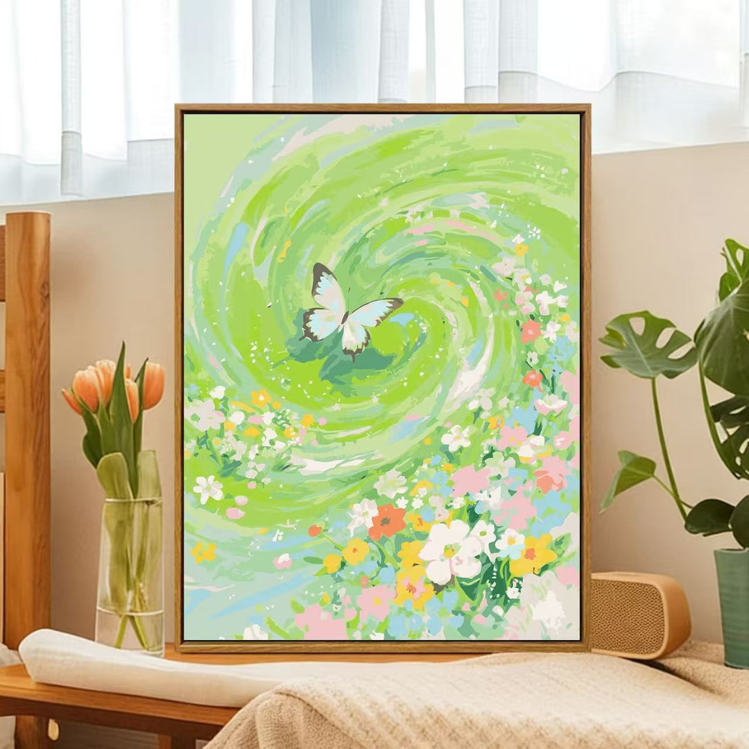 Floral Whirlwind Canvas Art Stornfield