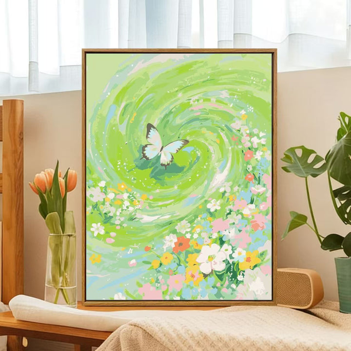 Floral Whirlwind Canvas Art Stornfield