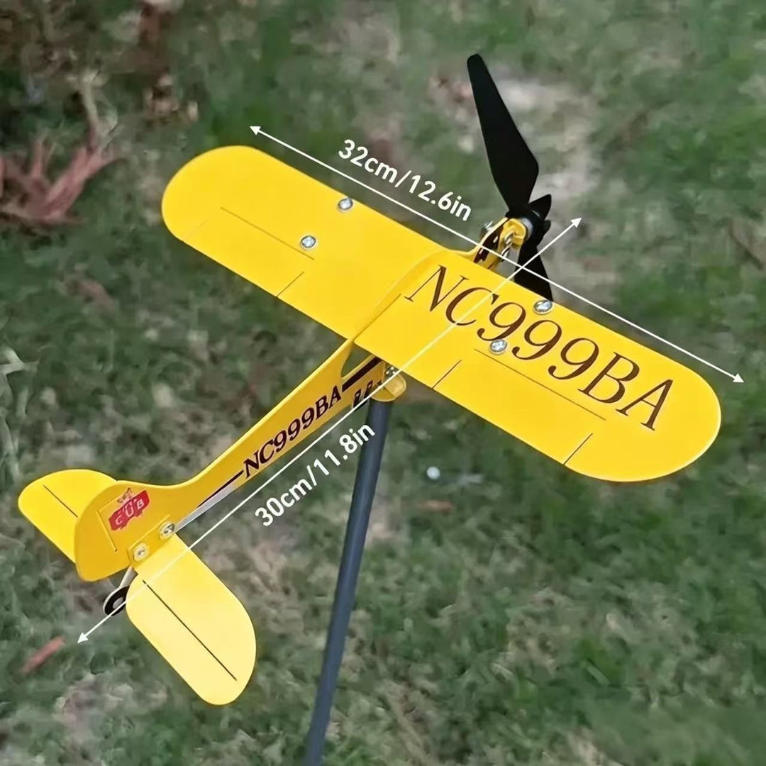 Decorative Airplane Garden Stake Stornfield