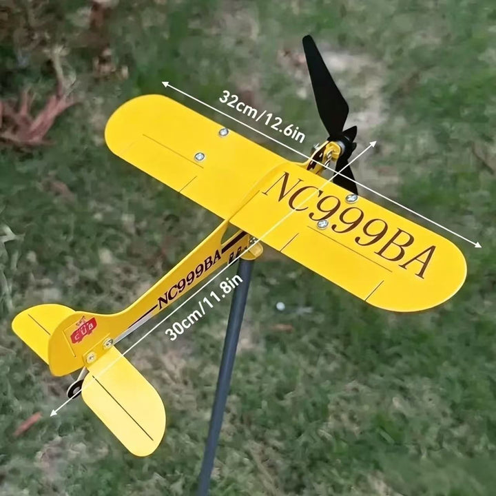 Decorative Airplane Garden Stake Stornfield