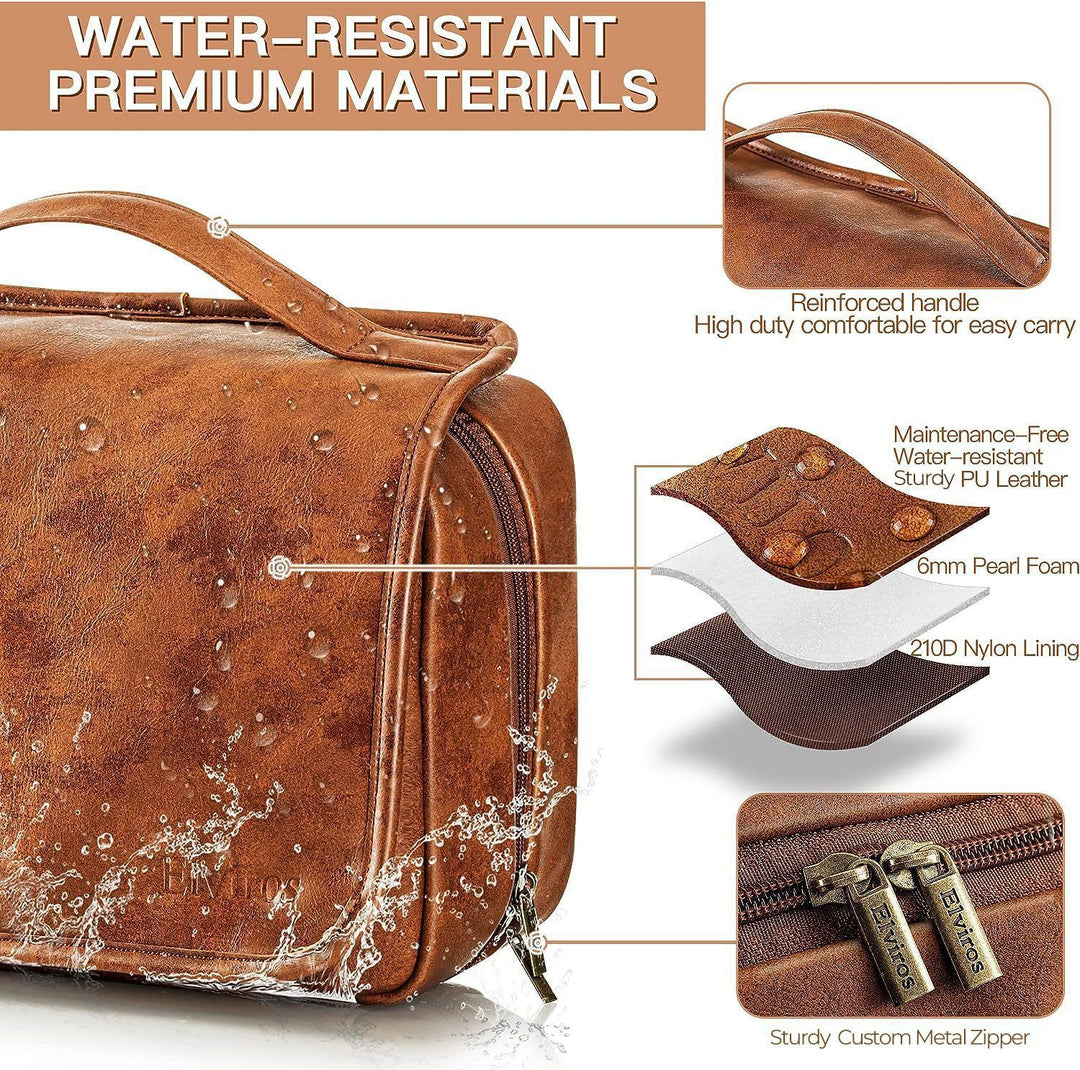 Travel cosmetic bag with multiple compartments Stornfield