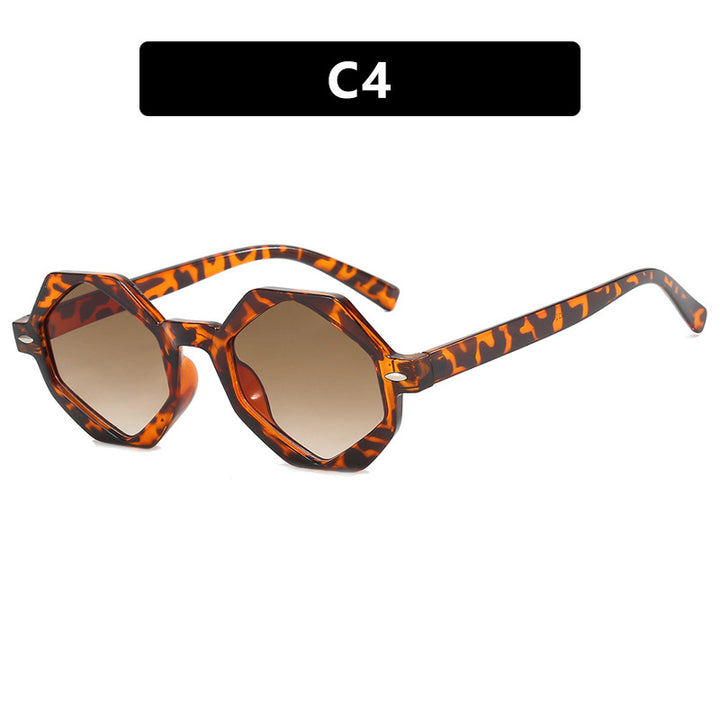 Ladies trendy sunglasses in modern octagonal design Stornfield