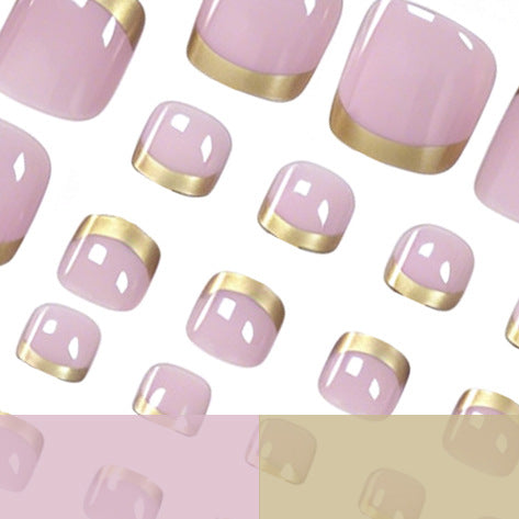 Elegant Gold-Accent Pedicure Stornfield