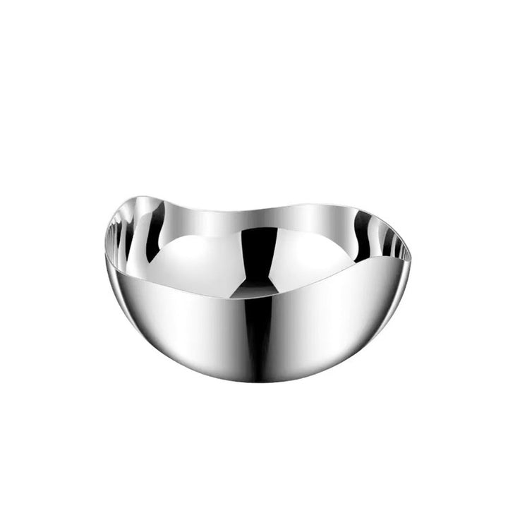 Modern Stainless Steel Snack Bowl Set with Serving Tray