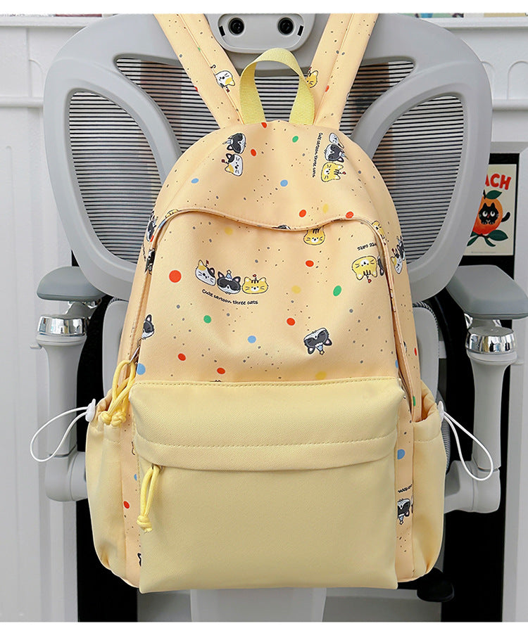 Backpack with Cute Cartoon Design and Practical Compartments Stornfield
