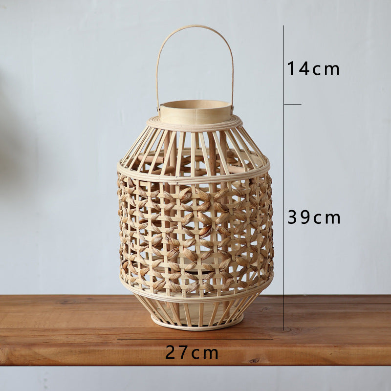 Handcrafted Rattan Lantern Stornfield