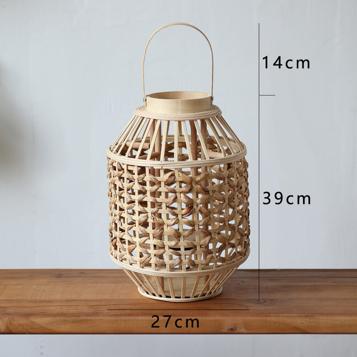Handcrafted Rattan Lantern Stornfield