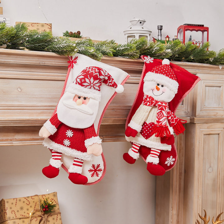 Festive Christmas stocking with nostalgic design Stornfield