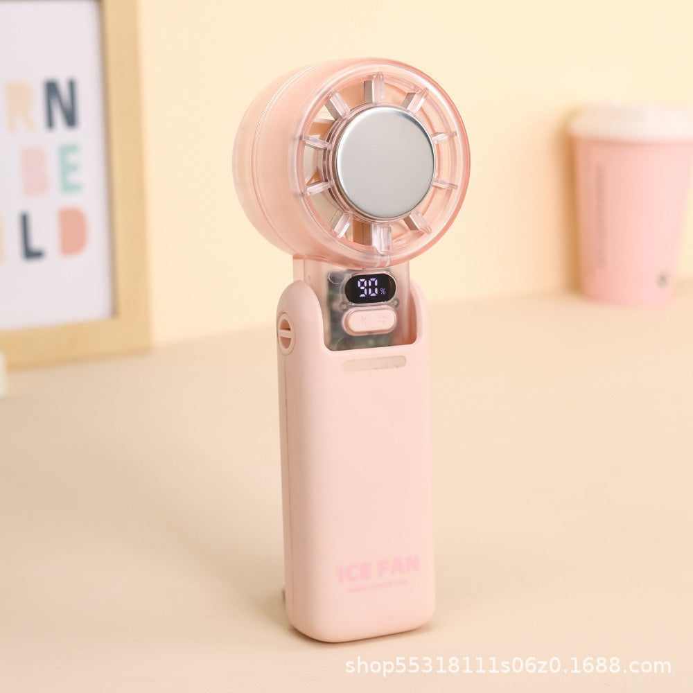 Rechargeable Ice Cooling Handheld Fan Stornfield