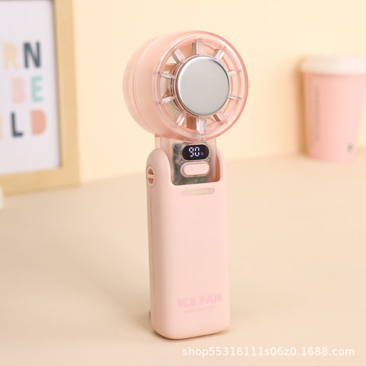 Rechargeable Ice Cooling Handheld Fan Stornfield