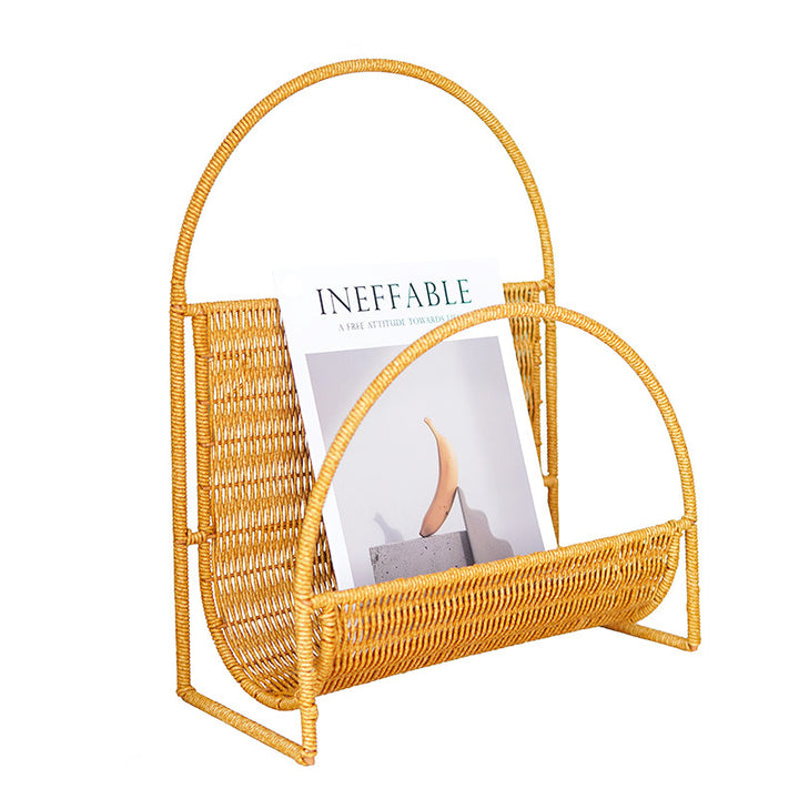Stylish Woven Magazine Rack Stornfield