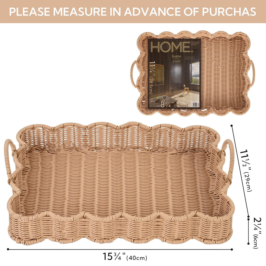 Natural Woven Storage Tray Stornfield