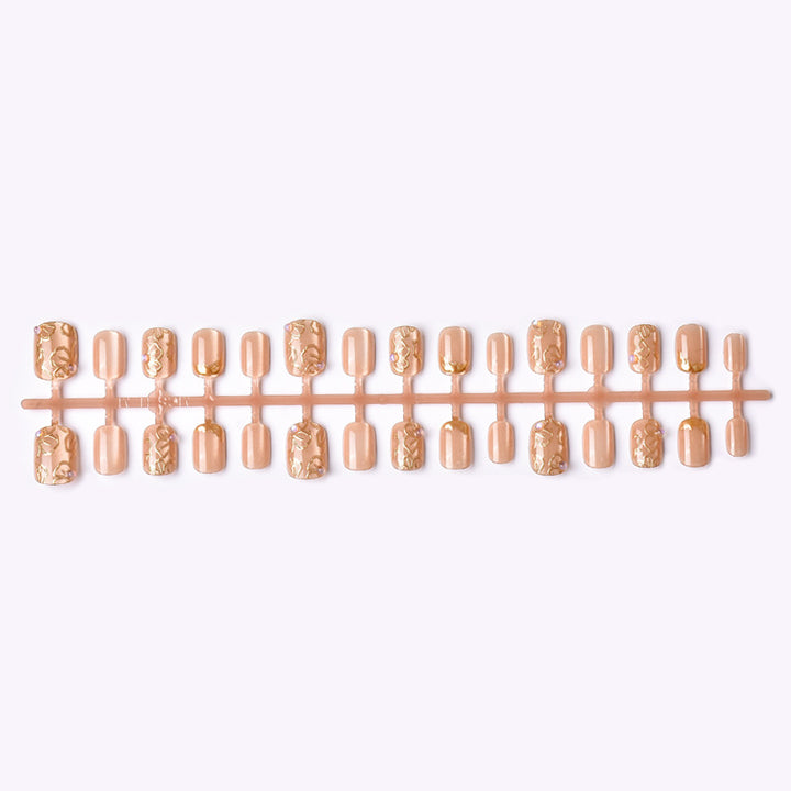 Elegant Floral Design Press-On Nail Art Set Stornfield 1790636584