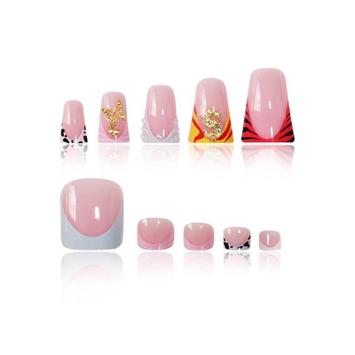 Floral 3D Nail and Pedicure Art Set Stornfield