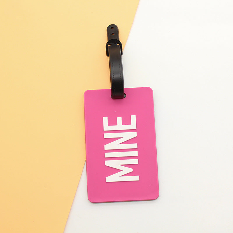 Unisex Luggage Tag with Smart Safety Message Bowlift
