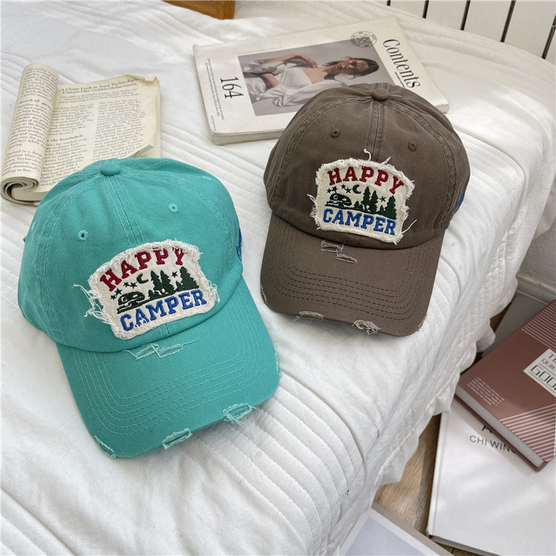 Men's Distressed Vintage-Inspired Baseball Cap Stornfield
